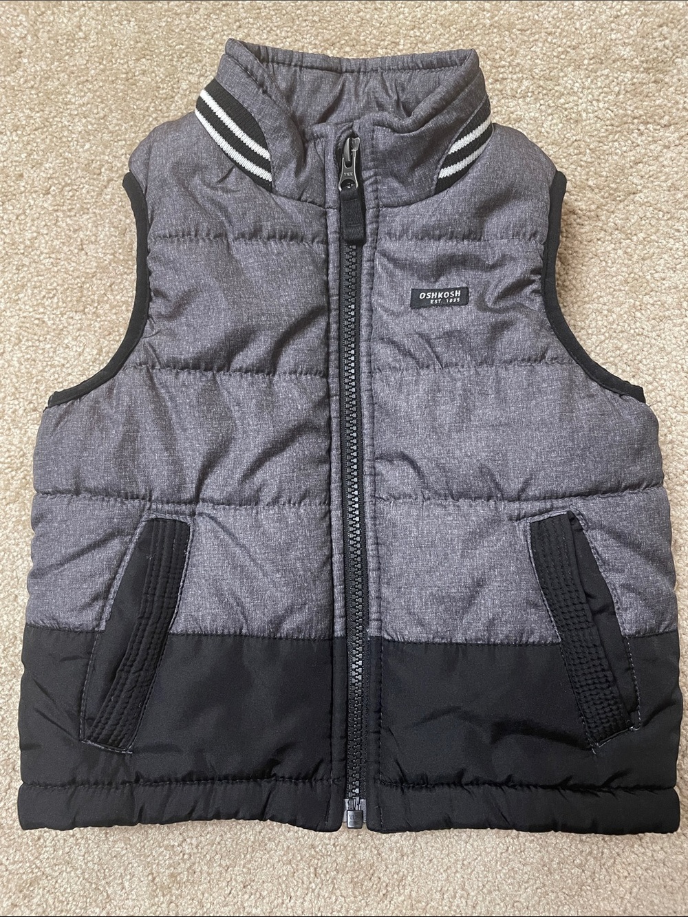 OshKosh B'gosh Bright Red Toddler Puffer Jacket - Size 2T